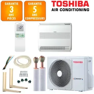 Pack Climatiseur à faire poser Console Toshiba R32 RAS-B10J2FVG-E