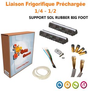 Liaison Frigorifique Préchargée 1/4-1/2 Quick Connect Plus Pack6 