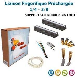 Liaison Frigorifique Préchargée 1/4-3/8 Quick Connect Plus  Pack6 