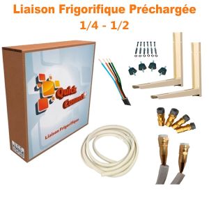 Liaison Frigorifique Préchargée 1/4-1/2 Quick Connect Plus Pack6 