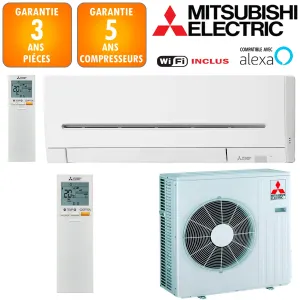 Climatisation Inverter Mitsubishi MSZ-AP60VGK + MUZ-AP60VG 