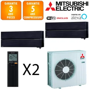 Mitsubishi Bi-split MXZ-3F68VF + MSZ-LN18VGB + MSZ-LN50VGB 