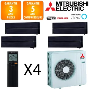 Mitsubishi Quadri-split MXZ-6F120VF + 2 X MSZ-LN18VGB + MSZ-LN35VGB + MSZ-LN50VGB 