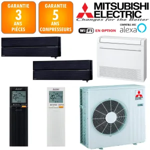 Mitsubishi Tri-split MXZ-5F102VF + MSZ-LN18VGB + MFZ-KT35VG + MSZ-LN50VGB 