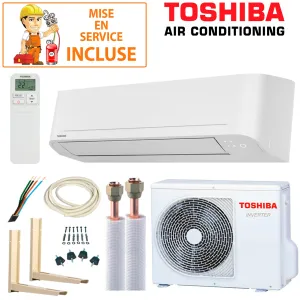 Pack Confort Climatisation Toshiba Yukai RAS-18E2KVG-E 